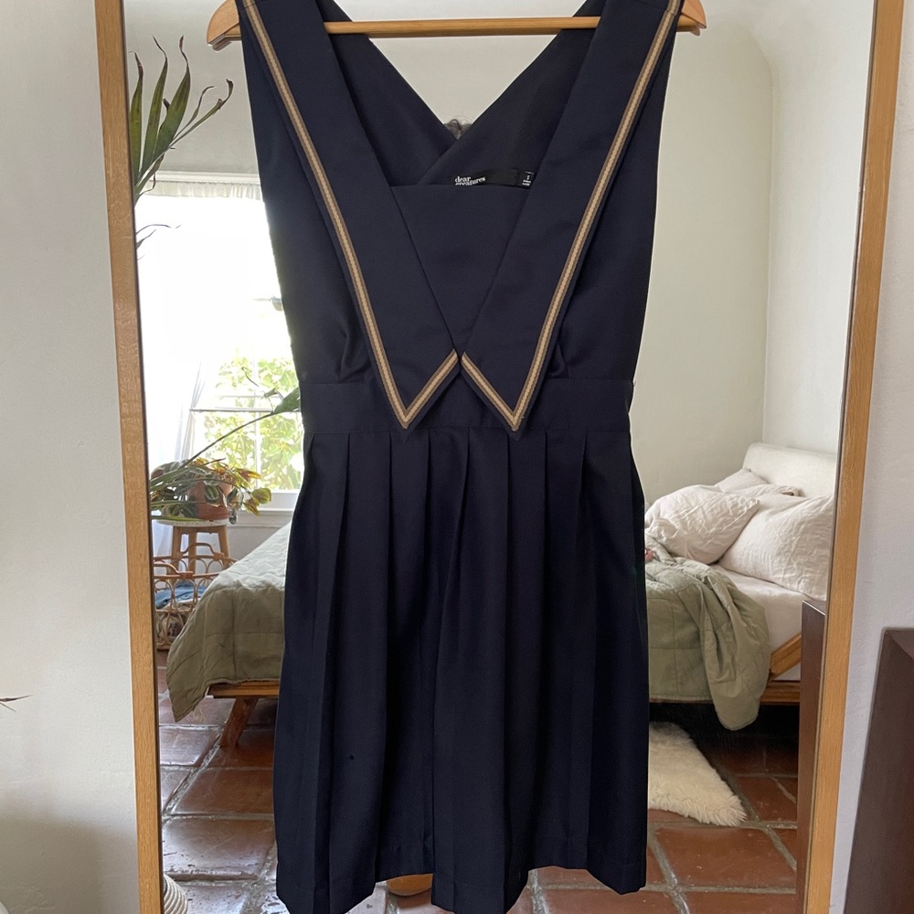 Dear Creatures cross back sailor dress